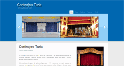 Desktop Screenshot of cortinajes-turia.com